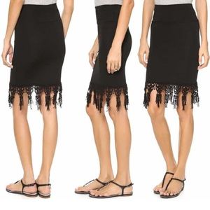 For Love and Lemons Fringe Skirt